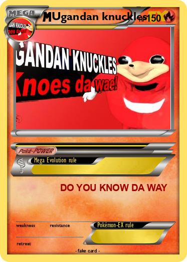 Pokemon Ugandan knuckles