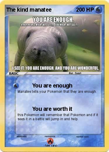 Pokemon The kind manatee