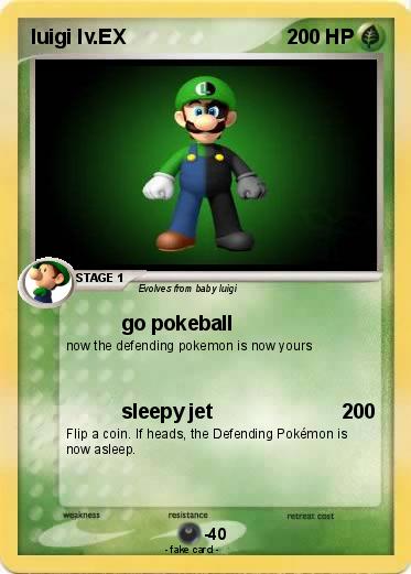 Pokemon luigi lv.EX