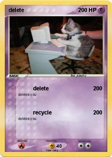 Pokemon delete