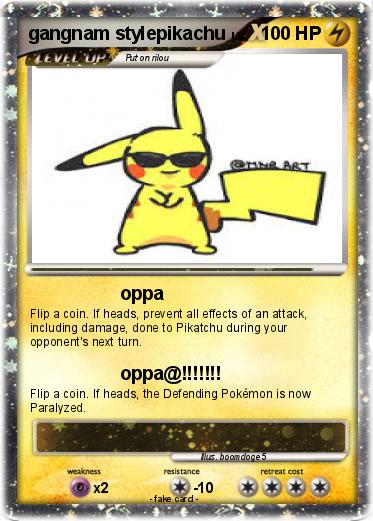 Pokemon gangnam stylepikachu