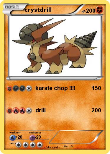 Pokemon crystdrill