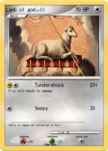 Pokemon Lamb of god