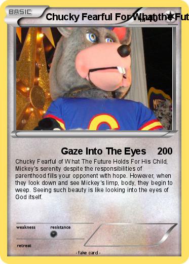 Pokemon Chucky Fearful For What the Future Holds for His Child, Mickey