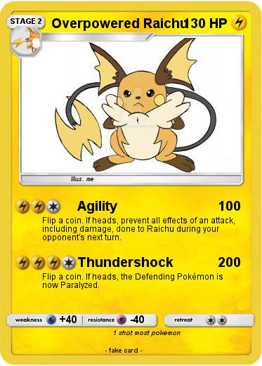 Pokemon Overpowered Raichu