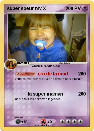 Pokemon super soeur niv X