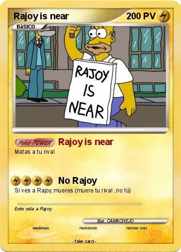 Pokemon Rajoy is near