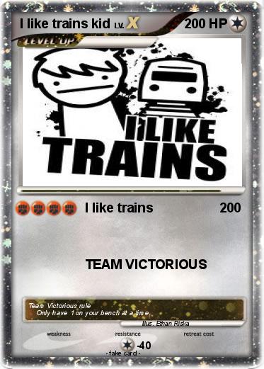 Pokemon I like trains kid