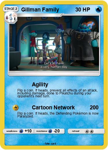 Pokemon Gillman Family