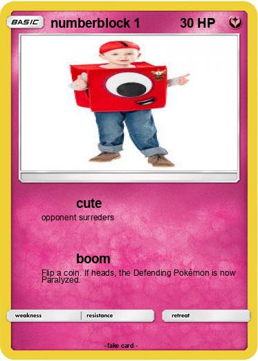 Pokemon numberblock 1