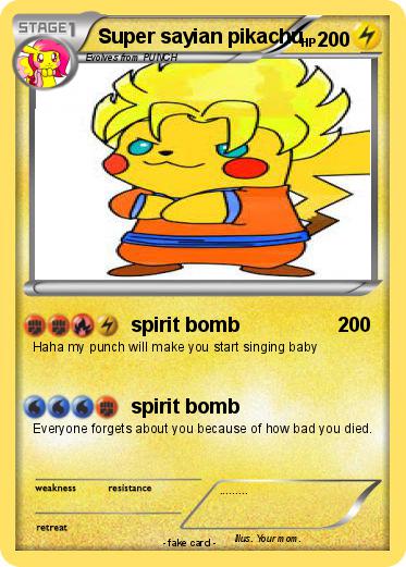 Pokemon Super sayian pikachu