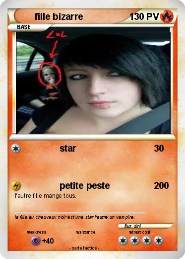 Pokemon fille bizarre