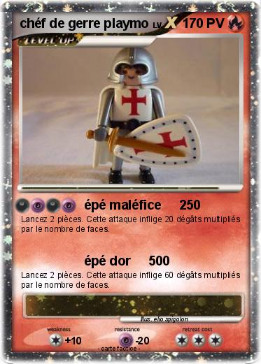 Pokemon chéf de gerre playmo
