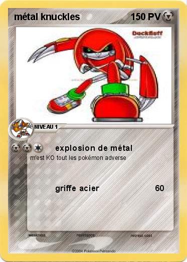 Pokemon métal knuckles