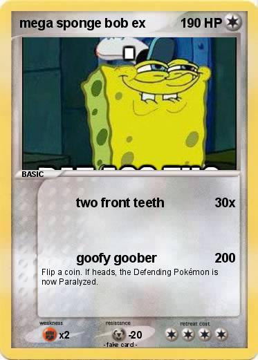 Pokemon mega sponge bob ex