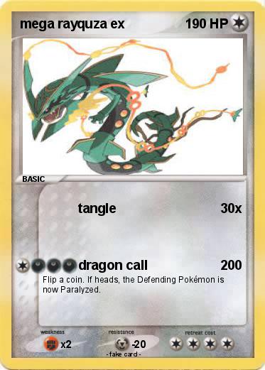 Pokemon mega rayquza ex