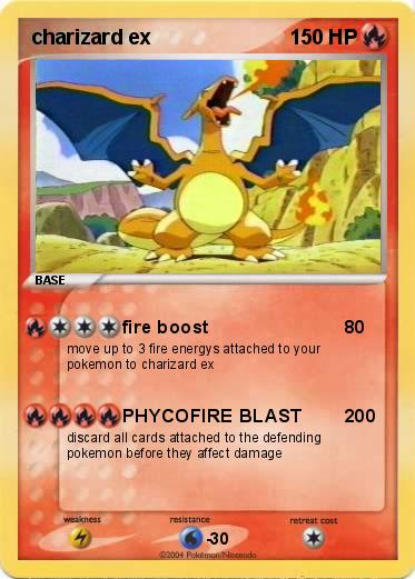 Pokemon charizard ex