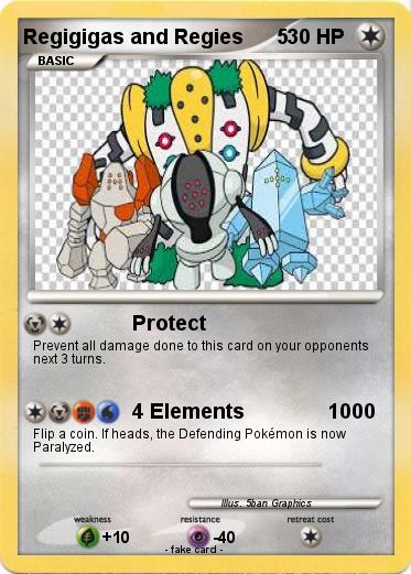 Pokemon Regigigas and Regies      5