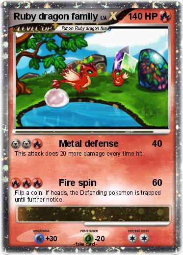 Pokemon Ruby dragon family