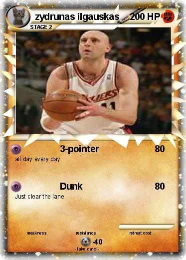 Pokemon zydrunas ilgauskas