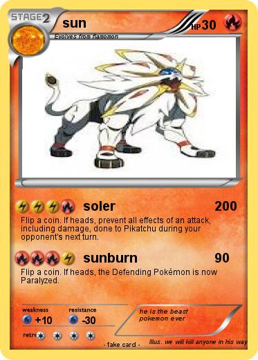 Pokemon sun