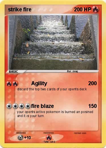 Pokemon strike fire