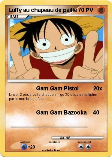 Pokemon Luffy au chapeau de paille