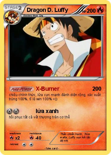 Pokemon Dragon D. Luffy