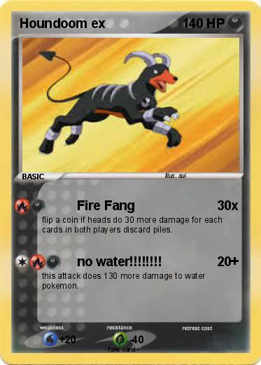 Pokemon Houndoom ex