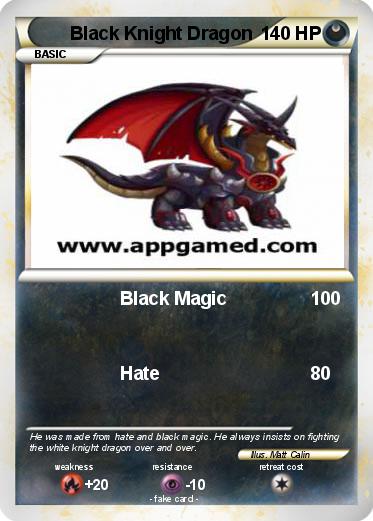 Pokemon Black Knight Dragon