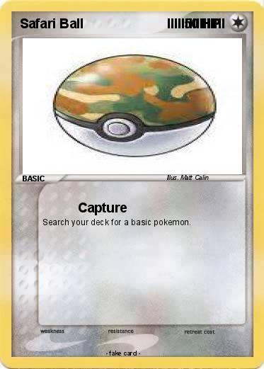 Pokemon Safari Ball                       IIIIIIIIIIIIIIII