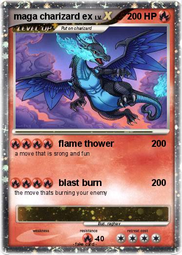 Pokemon maga charizard ex