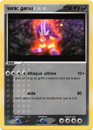 Pokemon sonic garou