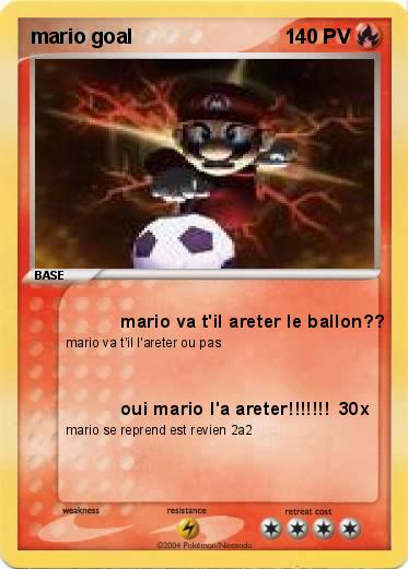 Pokemon mario goal