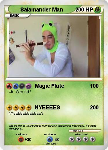 Pokemon Salamander Man