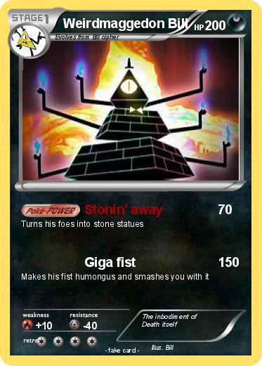 Pokemon Weirdmaggedon Bill