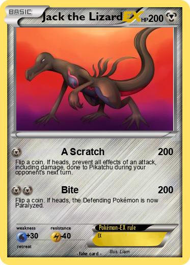 Pokemon Jack the Lizard