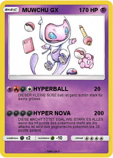 Pokemon MUWCHU GX