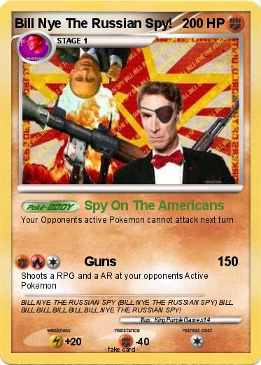 Pokemon Bill Nye The Russian Spy!