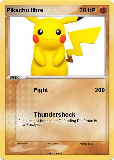 Pokemon Pikachu libre