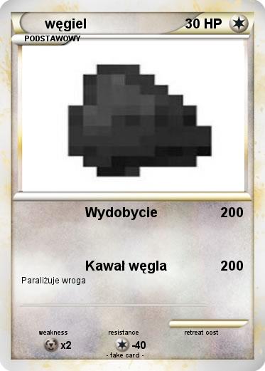 Pokemon węgiel