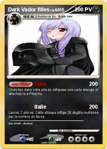 Pokemon Dark Vador filles