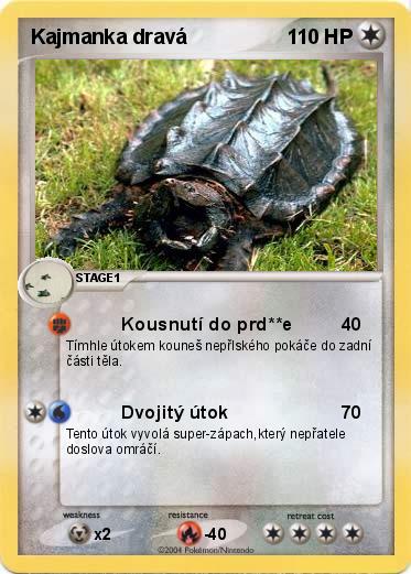 Pokemon Kajmanka dravá