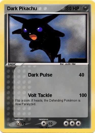 Pokemon Dark Pikachu