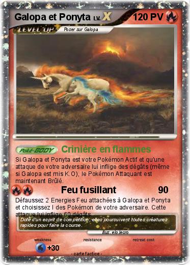 Pokemon Galopa et Ponyta