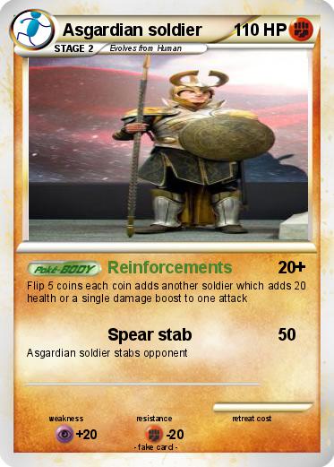 Pokemon Asgardian soldier