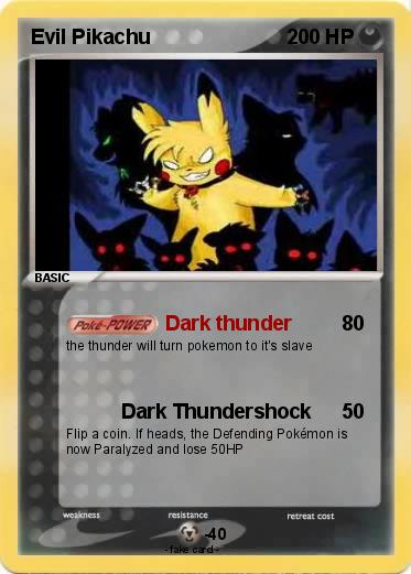 Pokemon Evil Pikachu