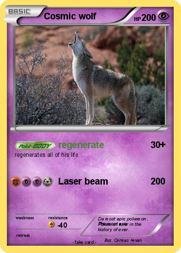 Pokemon Cosmic wolf
