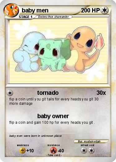 Pokemon baby men