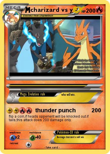 Pokemon charizard vs y